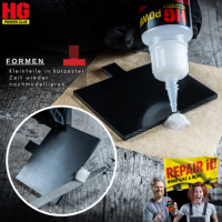 HG POWER GLUE Schweißnaht aus der Flasche – 20g Kleber und 40g Granulat