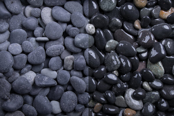 Beach Pebbles Kies getrommelt 1 kg 8-16 mm