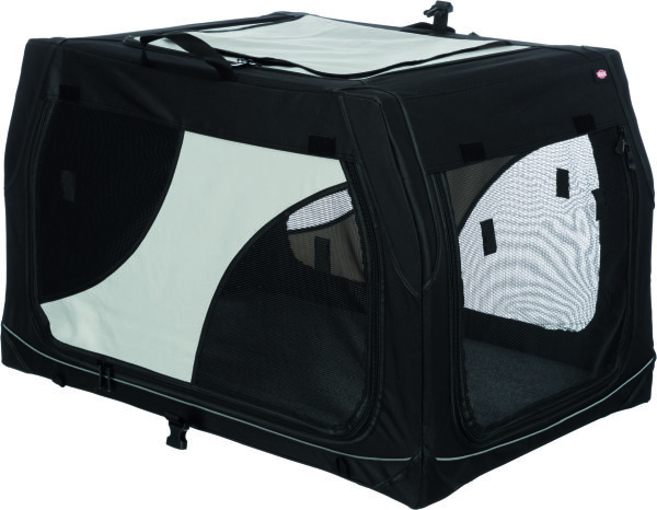 TRIXIE Transportbox Vario – stabile Hundebox mit Metallrahmen
