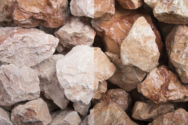 Steinschlag Marmor Orange 30-60 mm