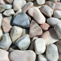 Kies Flamingo getrommelt 20 kg 20-40 mm mit Mengenrabatt