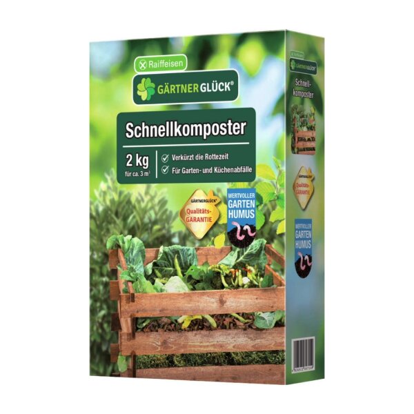 RAIFFEISEN GÄRTNERGLÜCK Schnellkomposter | 2 kg