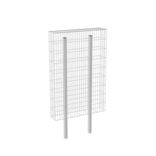 Gabionen Zaunelement für Gabionenzaun von Wilk 120 x 25 x 180 cm