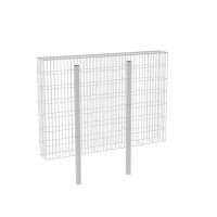 Gabionen Zaunelement für Gabionenzaun von Wilk 200 x 25 x 140 cm