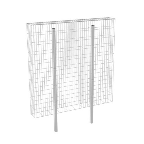 Gabionen Zaunelement für Gabionenzaun von Wilk 200 x 25 x 200 cm