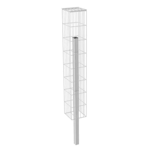 Gabionensäule für Gabionenzaun von Wilk 25 x 25 x 180 cm