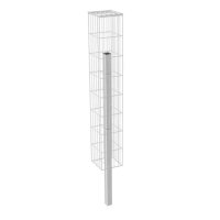 Gabionensäule für Gabionenzaun von Wilk 25 x 25 x 180 cm