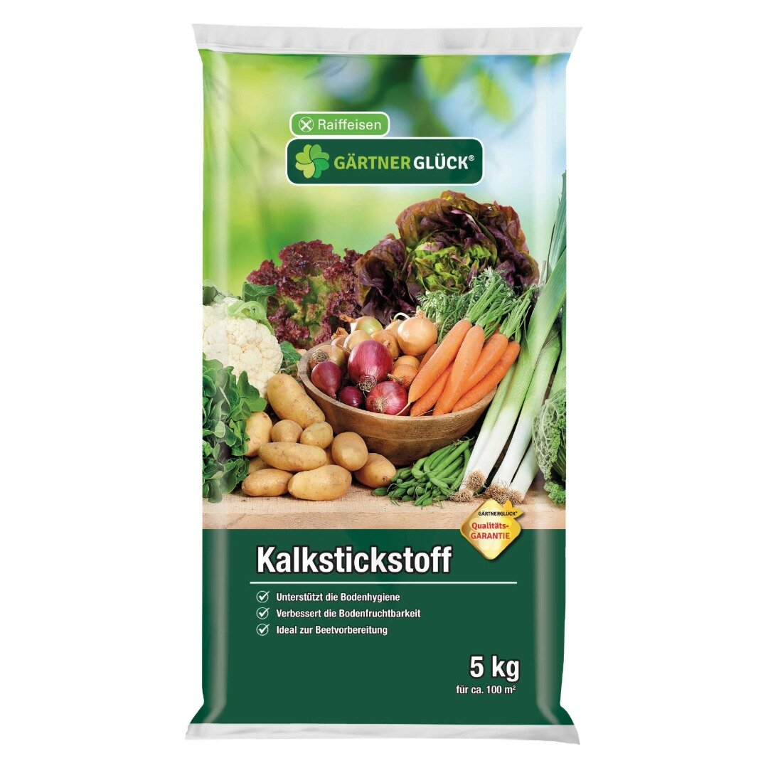 RAIFFEISEN GRTNERGLCK Kalkstickstoff 5 kg Bodenverbesserung