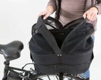 TRIXIE Fahrradkorb für Gepäckträger mit Netzabdeckung