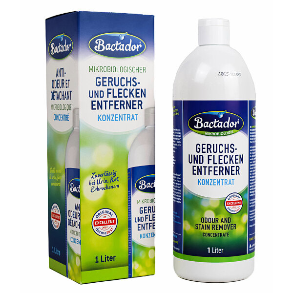 BACTADOR Geruchs- und Fleckenentferner 1 Liter Konzentrat