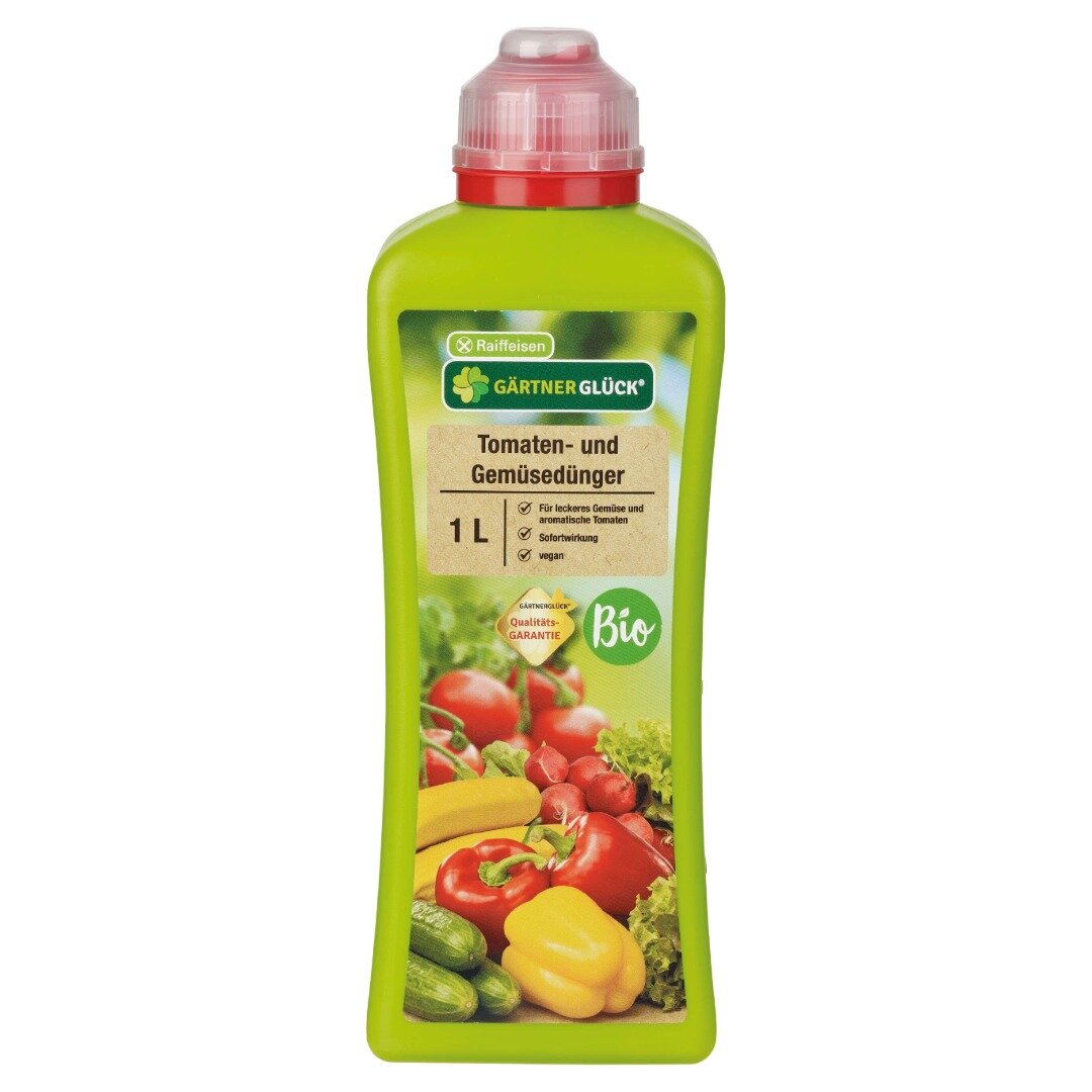 RAIFFEISEN GRTNERGLCK Bio Tomaten und Gemsednger 1 L