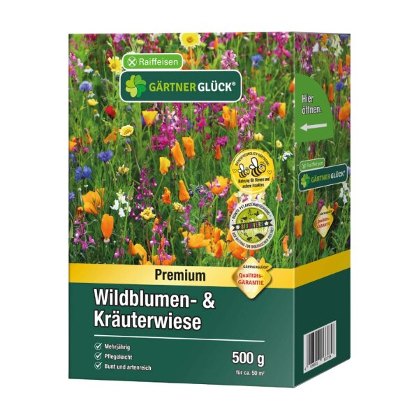 RAIFFEISEN GÄRTNERGLÜCK Wildblumen- & Kräuterwiese 500 g