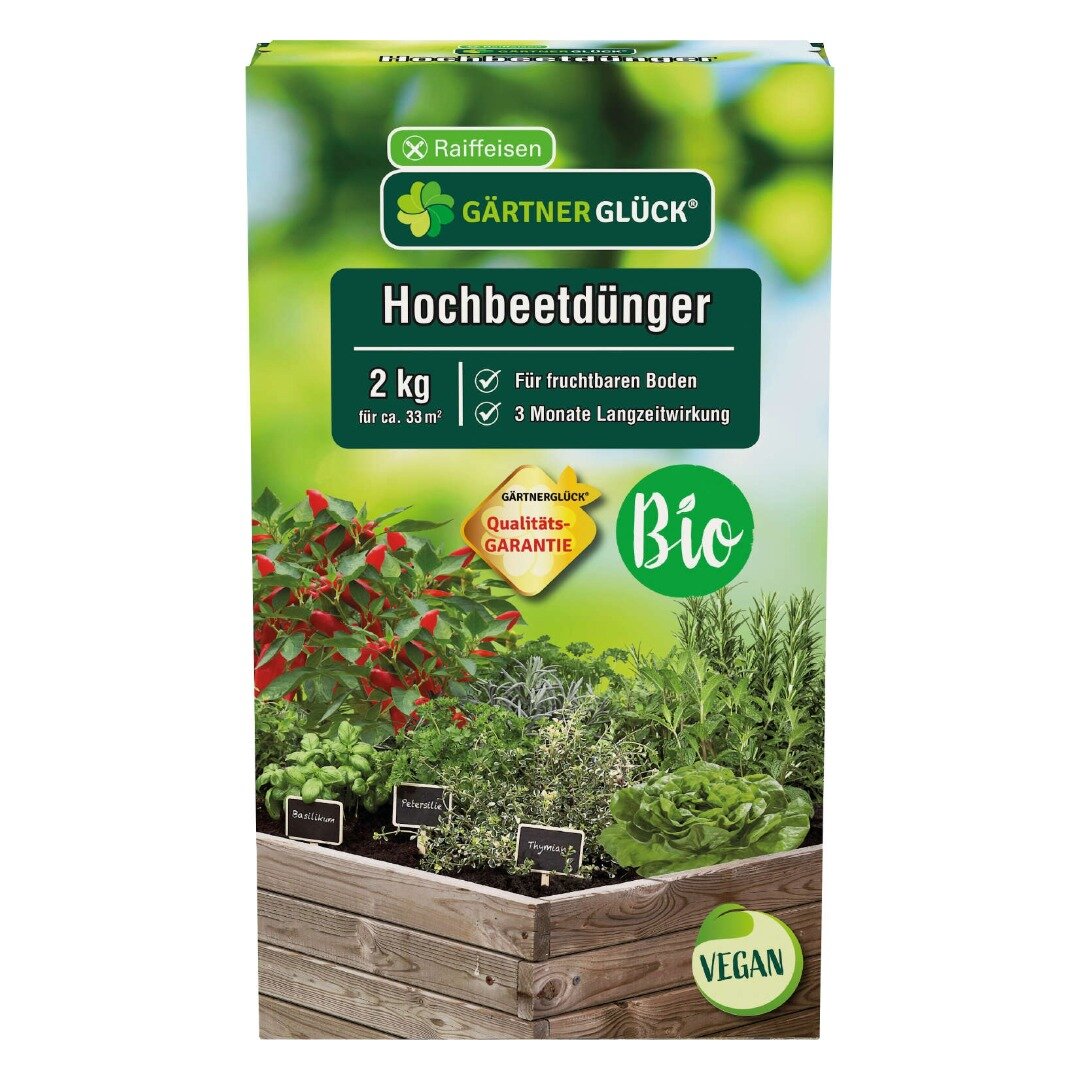 RAIFFEISEN GRTNERGLCK Bio Hochbeetdnger 2kg