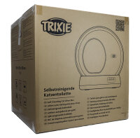 Trixie selbstreinigende Katzentoilette aus Kunststoff in Weiß 40040