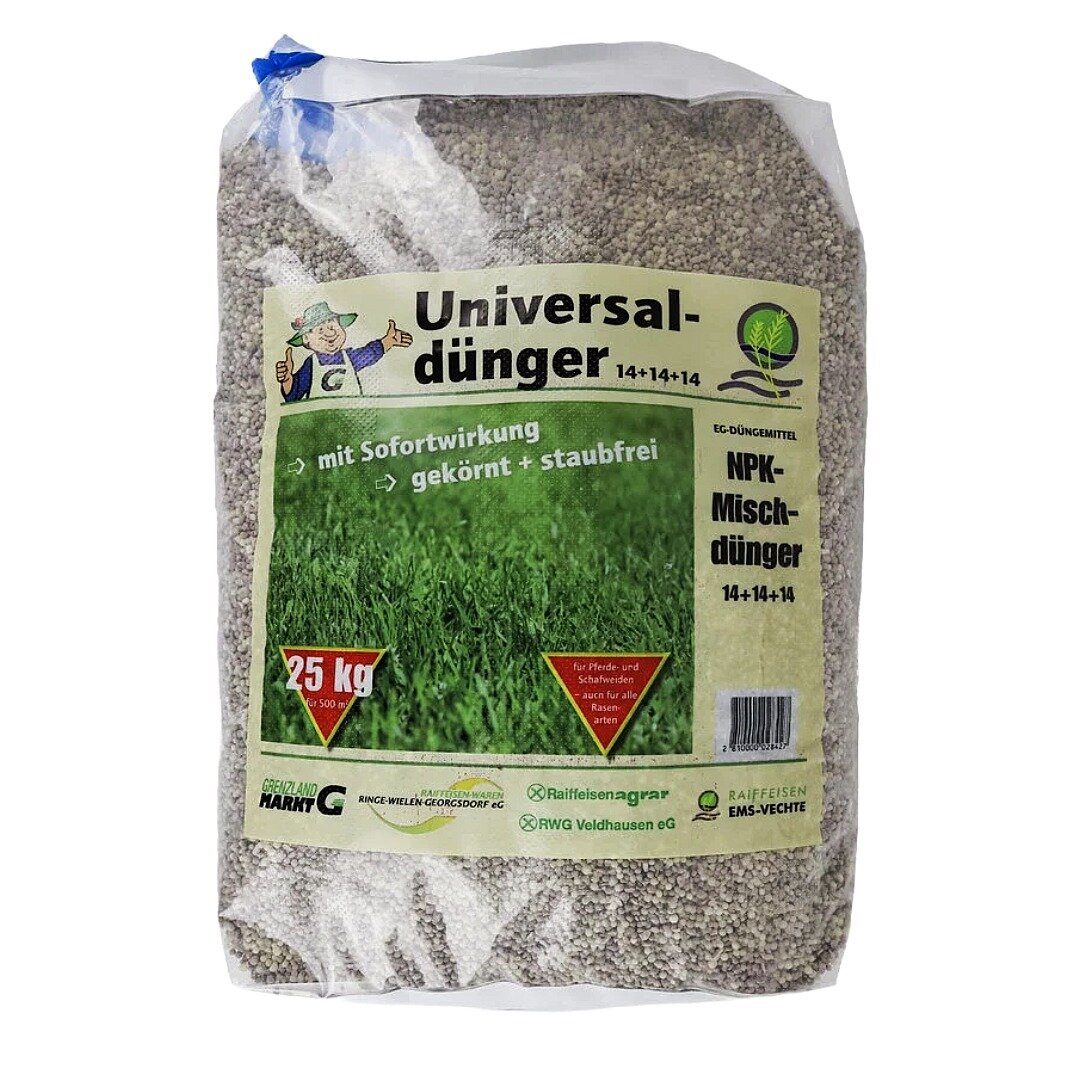 NPK Dnger 14+14+14 Gartendnger 25kg | Raiffeisen TuM Webshop