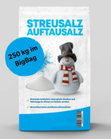 Streusalz, Auftausalz 250 kg im Big Bag Kornklasse F, 0-5 mm