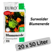 Günstige Blumenerde für Zimmer-, Balkon-, Garten-, und Terassenpflanzen