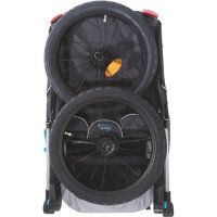 TRIXIE Fahrrad Anhänger mit Schnell-Falt-Funktion für Hunde | Größe M