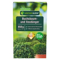 RAIFFEISEN GÄRTNERGLÜCK Bio Buchsbaum‑ und Ilexdünger 0,85 kg