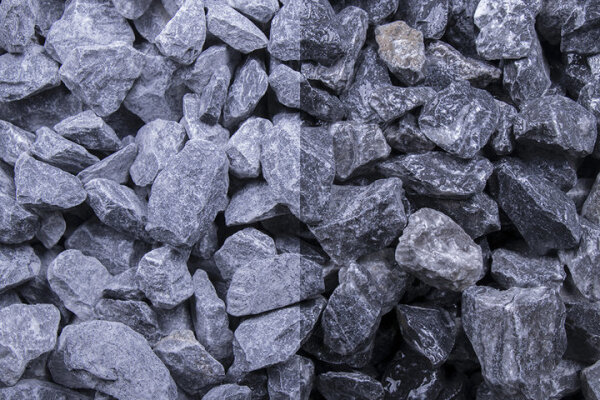 Splitt Nero Quarzit 750 kg Big Bag 16-32 mm