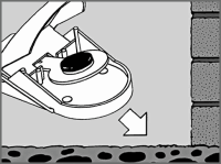 SWISSINNO Supercat Mausefalle aus Kunststoff mit Fertigköder 4er Pack