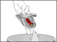 SWISSINNO SuperCat Mausefalle PRO mit Lebensmittelköder 4er Pack