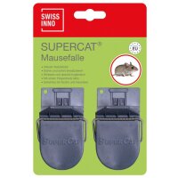 SWISSINNO Supercat Mausefalle aus Kunststoff mit Fertigköder 8er Pack