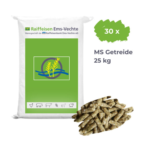 MS Getreide 30 x 25 kg – Alleinfuttermittel für Mastschweine