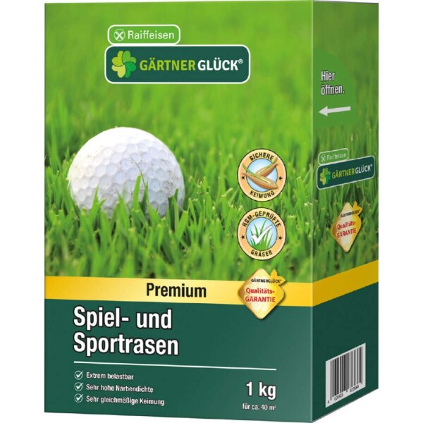 RAIFFEISEN GÄRTNERGLÜCK Premium Spiel- und Sportrasen