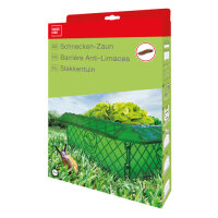 SWISSINNO Schnecken-Abwehrzaun für Garten | Variabler Schutzzaun für Pflanzen und Beete