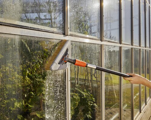 GARDENA Gelenk-Waschbürste für Cleansystem 5560-20 | Flexible Reinigung