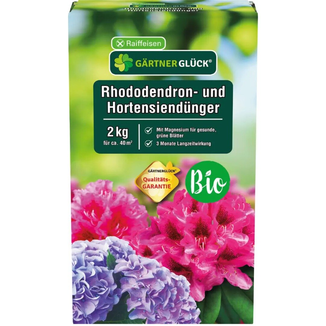 Bio Rhododendron- & Hortensiendnger 2 kg | Raiffeisen Grtnerglck