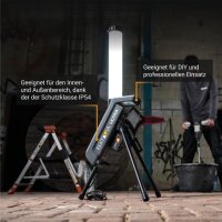 BATAVIA LED-Arbeitsleuchte 360° mit Akku und Ladegerät