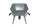 Growi Schubkarre 140 Liter - tragkraft 250 kg