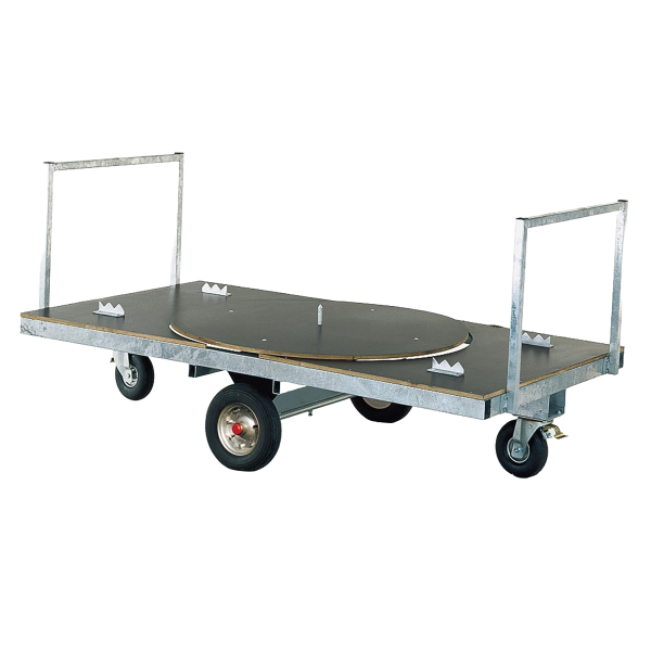 Growi Kombi Jumbo - Transportwagen mit Drehplatte für Rund- & Quaderballen
