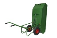 Growi Kippkuli 450 l - pulverbeschichtete Schubkarre