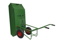 Growi Kippkuli 450 l - pulverbeschichtete Schubkarre