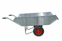 Growi Alustar 450 l - Schubkarre mit Aluminiummulde