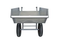 Growi Alustar 450 l - Schubkarre mit Aluminiummulde