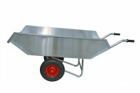 Growi Alustar 450 l - Schubkarre mit Aluminiummulde