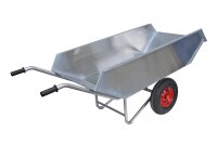 Growi Alustar 450 l - Schubkarre mit Aluminiummulde