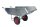 Growi Alustar 450 l - Schubkarre mit Aluminiummulde
