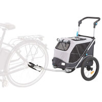 TRIXIE Fahrrad Anhänger mit Schnell-Falt-Funktion für Hunde