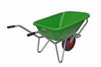 Growi Schubkarre Compactkarre ca. 120 Liter verschiedene Farben
