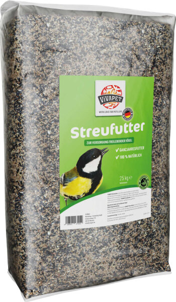 Raiffeisen Vivapet Wildvogelfutter Streufutter  25 kg
