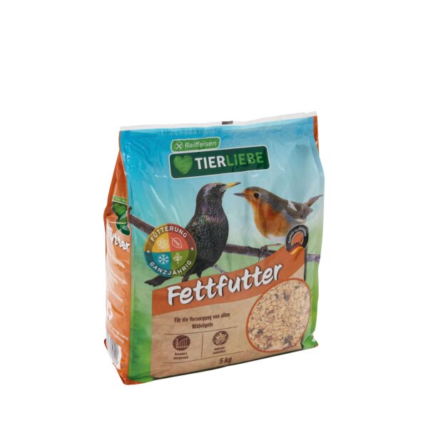 TIERLIEBE Fettfutter für Wildvögel 5 kg