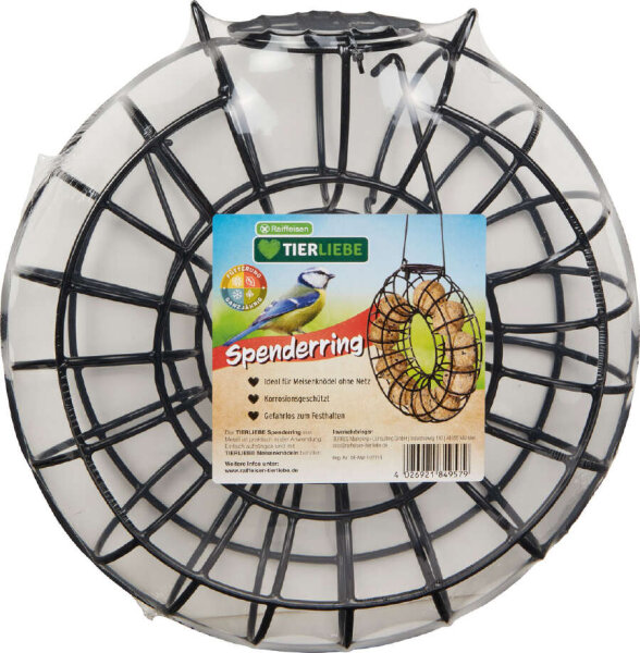 Raiffeisen Tierliebe Meisenknödel Spenderring