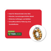 TIERLIEBE Meisenknödel Spenderring aus Metall