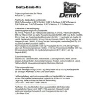 DERBY Basis Mix 30 x 25 kg – Ergänzungsfuttermittel für Pferde