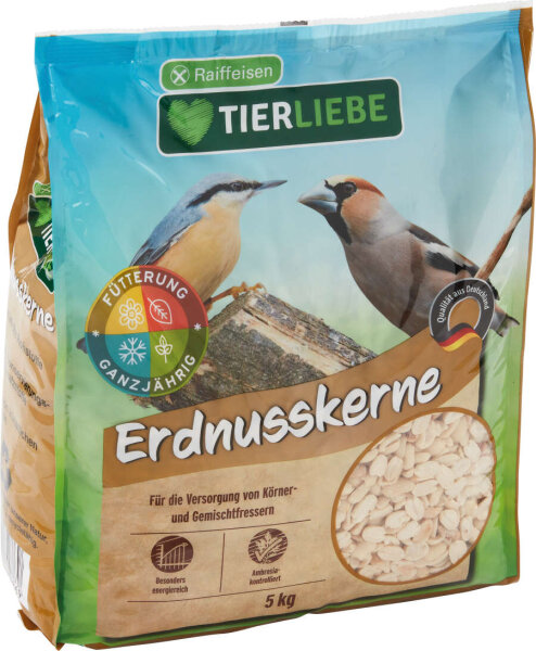 Raiffeisen Tierliebe Erdnusskerne Vogelfutter
